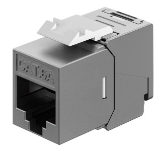 GOOBAY Keystone module RJ45 77942, CAT 6A STP, slim & short, toolfree, ασημί GOOBAY Keystone module RJ45 77942, CAT 6A STP, slim & short, toolfree, ασημί