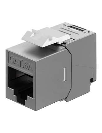 GOOBAY Keystone module RJ45 77942, CAT 6A STP, slim & short, toolfree, ασημί GOOBAY Keystone module RJ45 77942, CAT 6A STP, slim & short, toolfree, ασημί
