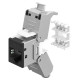 GOOBAY Keystone module RJ45 77943, CAT 6A STP, slim, toolfree, ασημί/μαύρο GOOBAY Keystone module RJ45 77943, CAT 6A STP, slim, toolfree, ασημί/μαύρο