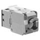 GOOBAY Keystone module RJ45 77943, CAT 6A STP, slim, toolfree, ασημί/μαύρο GOOBAY Keystone module RJ45 77943, CAT 6A STP, slim, toolfree, ασημί/μαύρο