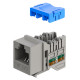 GOOBAY Keystone module RJ45 77951, CAT 6A UTP, slim & short, toolfree, γκρι GOOBAY Keystone module RJ45 77951, CAT 6A UTP, slim & short, toolfree, γκρι