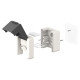 GOOBAY κυτίο για 2x Keystone modules 79169, εξωτερικού χώρου, IP44, λευκό/μαύρο GOOBAY κυτίο για 2x Keystone modules 79169, εξωτερικού χώρου, IP44, λευκό/μαύρο
