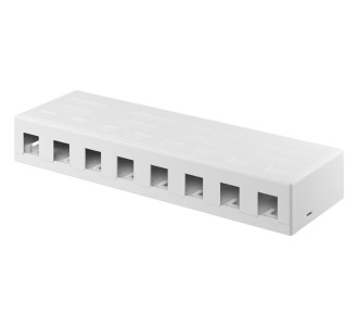 GOOBAY Keystone κυτίο 79426 για 8x θύρες δικτύου, λευκό GOOBAY Keystone κυτίο 79426 για 8x θύρες δικτύου, λευκό