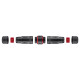 GOOBAY αδιάβροχος σύνδεσμος RJ45 Cat 6 79566, IP68, μαύρο GOOBAY αδιάβροχος σύνδεσμος RJ45 Cat 6 79566, IP68, μαύρο