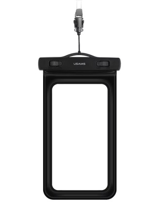 USAMS αδιάβροχη θήκη smartphone US-YD011, έως 7", IPX8, μαύρη