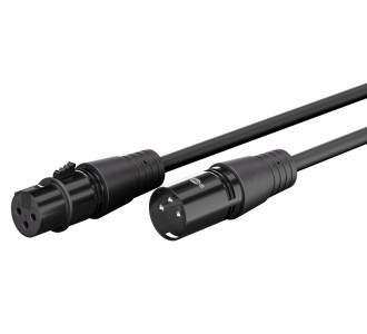 GOOBAY καλώδιο προέκτασης ήχου XLR 80028, 1m, μαύρο GOOBAY καλώδιο προέκτασης ήχου XLR 80028, 1m, μαύρο