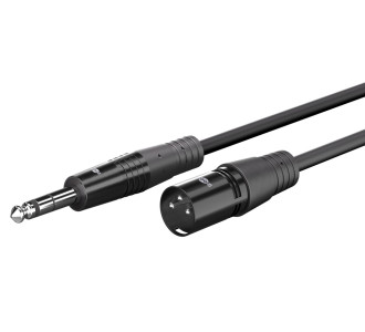 GOOBAY καλώδιο ήχου 6.35mm σε XLR 80053, 5m, μαύρο GOOBAY καλώδιο ήχου 6.35mm σε XLR 80053, 5m, μαύρο