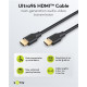 GOOBAY καλώδιο HDMI 2.2 80092, 16K/60Hz, 96 Gbps, 1.5m, μαύρο
