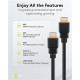 GOOBAY καλώδιο HDMI 80102 με Ethernet, soft, 4K/60Hz, 18 Gbps, 1.5m, μαύρο GOOBAY καλώδιο HDMI 80102 με Ethernet, soft, 4K/60Hz, 18 Gbps, 1.5m, μαύρο