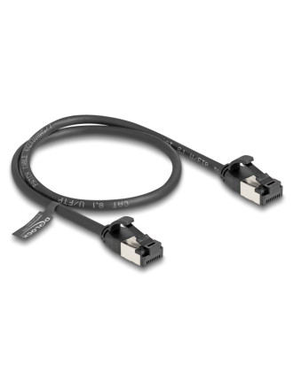 DELOCK καλώδιο δικτύου 80182, CAT 8.1 U/FTP, 40Gbps, 0.50m, μαύρο DELOCK καλώδιο δικτύου 80182, CAT 8.1 U/FTP, 40Gbps, 0.50m, μαύρο