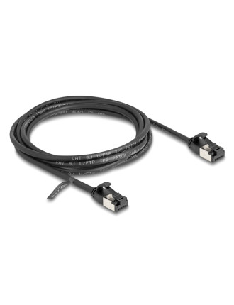 DELOCK καλώδιο δικτύου 80184, CAT 8.1 U/FTP, 40Gbps, 2m, μαύρο DELOCK καλώδιο δικτύου 80184, CAT 8.1 U/FTP, 40Gbps, 2m, μαύρο