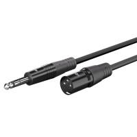 GOOBAY καλώδιο ήχου 6.35mm σε XLR 80361, 1.5m, μαύρο GOOBAY καλώδιο ήχου 6.35mm σε XLR 80361, 1.5m, μαύρο