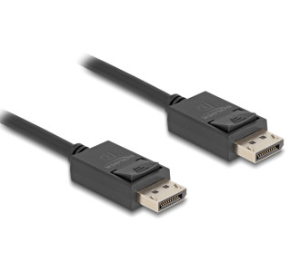 DELOCK καλώδιο DisplayPort 2.1 80493 8K/60Hz 4K/120Hz 40 Gbps, 2m, μαύρο