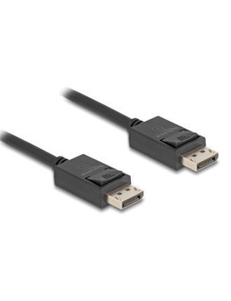 DELOCK καλώδιο DisplayPort 2.1 80493 8K/60Hz 4K/120Hz 40 Gbps, 2m, μαύρο