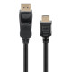GOOBAY καλώδιο DisplayPort σε HDMI 80521, 4K/60Hz, 18 Gbps, 1m, μαύρο GOOBAY καλώδιο DisplayPort σε HDMI 80521, 4K/60Hz, 18 Gbps, 1m, μαύρο