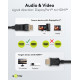GOOBAY καλώδιο DisplayPort σε HDMI 80523, 4K/60Hz, 18 Gbps, 5m, μαύρο GOOBAY καλώδιο DisplayPort σε HDMI 80523, 4K/60Hz, 18 Gbps, 5m, μαύρο