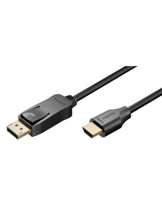 GOOBAY καλώδιο DisplayPort σε HDMI 80525, 8K/60Hz, 48 Gbps, 2m, μαύρο GOOBAY καλώδιο DisplayPort σε HDMI 80525, 8K/60Hz, 48 Gbps, 2m, μαύρο