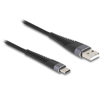 DELOCK καλώδιο USB σε USB-C 81123, 60W, 480Mbps, 3m, μαύρο DELOCK καλώδιο USB σε USB-C 81123, 60W, 480Mbps, 3m, μαύρο