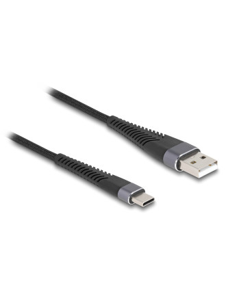 DELOCK καλώδιο USB σε USB-C 81123, 60W, 480Mbps, 3m, μαύρο DELOCK καλώδιο USB σε USB-C 81123, 60W, 480Mbps, 3m, μαύρο