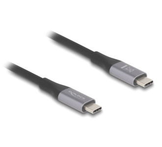 DELOCK καλώδιο USB-C 81192, 240W, 40 Gbps, 8K, 2m, E-Marker, μαύρο