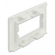 DELOCK module βάση πρίζας Easy 45 81316, 130 x 80 mm, λευκό DELOCK module βάση πρίζας Easy 45 81316, 130 x 80 mm, λευκό