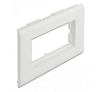 DELOCK module βάση πρίζας Easy 45 81316, 130 x 80 mm, λευκό