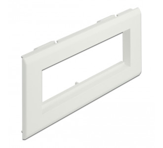 DELOCK module βάση πρίζας Easy 45 81317, 175x80mm, λευκό DELOCK module βάση πρίζας Easy 45 81317, 175x80mm, λευκό