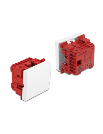 DELOCK module διακόπτης Easy 45 81359, μονός, 1-pole, 1-way, λευκός DELOCK module διακόπτης Easy 45 81359, μονός, 1-pole, 1-way, λευκός