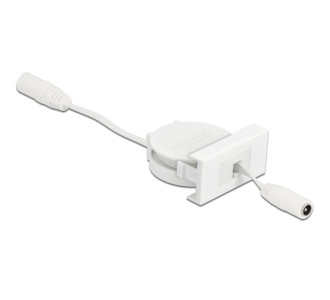 DELOCK module καλώδιο τροφοδοσίας Easy 45 81376, ανασυρόμενο 50cm, λευκό DELOCK module καλώδιο τροφοδοσίας Easy 45 81376, ανασυρόμενο 50cm, λευκό