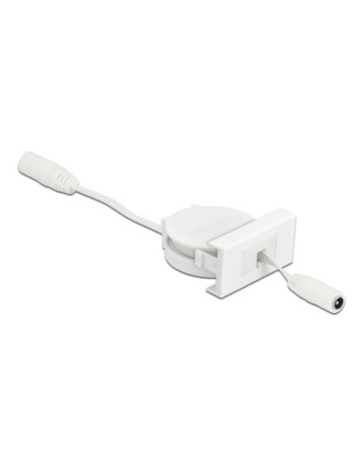 DELOCK module καλώδιο τροφοδοσίας Easy 45 81376, ανασυρόμενο 50cm, λευκό DELOCK module καλώδιο τροφοδοσίας Easy 45 81376, ανασυρόμενο 50cm, λευκό