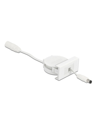 DELOCK module καλώδιο τροφοδοσίας Easy 45 81377, ανασυρόμενο 50cm, λευκό DELOCK module καλώδιο τροφοδοσίας Easy 45 81377, ανασυρόμενο 50cm, λευκό