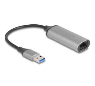 DELOCK αντάπτορας δικτύου 81571, USB, 5Gbps Ethernet, ασημί
