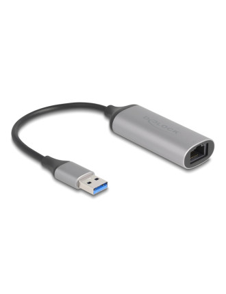 DELOCK αντάπτορας δικτύου 81571, USB, 5Gbps Ethernet, ασημί