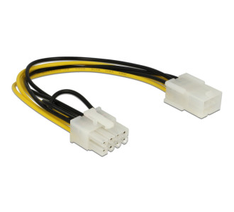 DELOCK καλώδιο PCI Express 6-pin σε PCI Express 8-pin 83775, 20cm