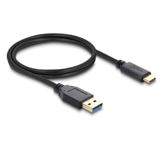 DELOCK καλώδιο USB-C σε USB 83870, 10Gbps, 1m, μαύρο