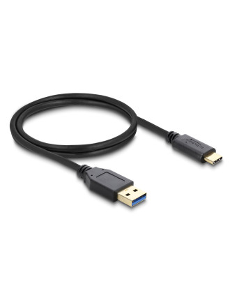 DELOCK καλώδιο USB-C σε USB 83870, 10Gbps, 1m, μαύρο