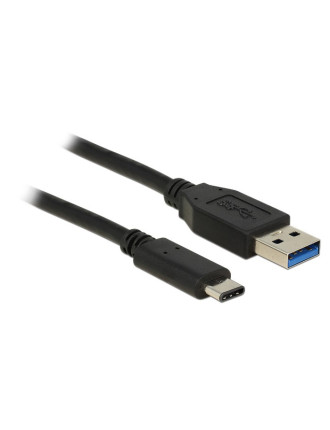 DELOCK USB Καλώδιο από USB 3.1 Type-A σε USB Type-C, Black, 1m DELOCK USB Καλώδιο από USB 3.1 Type-A σε USB Type-C, Black, 1m