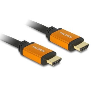 DELOCK καλώδιο HDMI 85726, 8K/60Hz, 48 Gbps, eARC, HDR, 0.50m, μαύρο DELOCK καλώδιο HDMI 85726, 8K/60Hz, 48 Gbps, eARC, HDR, 0.50m, μαύρο
