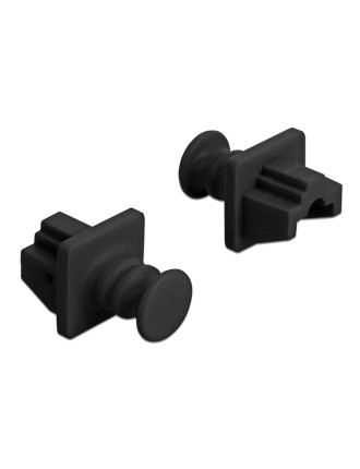 DELOCK κάλυμμα προστασίας για θύρα RJ45 86176, μαύρο, 10τμχ DELOCK κάλυμμα προστασίας για θύρα RJ45 86176, μαύρο, 10τμχ