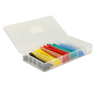 DELOCK σετ θερμοσυστελλόμενων μονωτικών 86264, 2:1, πολύχρωμα, 100τμχ