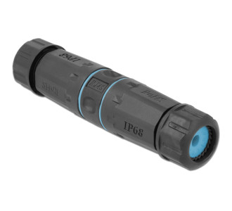 DELOCK αδιάβροχος αμφίδρομος σύνδεσμος RJ45 Cat.6A 86693, μπλε DELOCK αδιάβροχος αμφίδρομος σύνδεσμος RJ45 Cat.6A 86693, μπλε