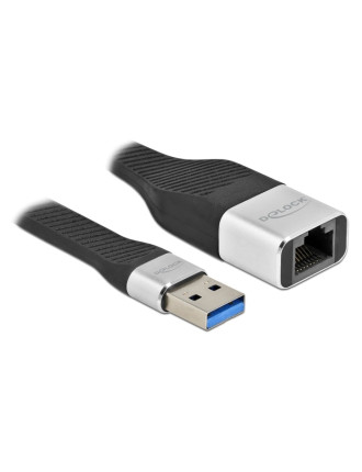 DELOCK αντάπτορας δικτύου 86937, USB, 1000Mbps Ethernet, 13cm, μαύρος