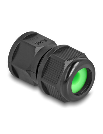 DELOCK σύνδεσμος για RJ45 86995, αδιάβροχος IP67, μαύρος DELOCK σύνδεσμος για RJ45 86995, αδιάβροχος IP67, μαύρος