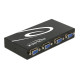 DELOCK VGA switch 87635, 4 σε 1, 1080p, bidirectional, μαύρο DELOCK VGA switch 87635, 4 σε 1, 1080p, bidirectional, μαύρο