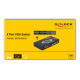 DELOCK VGA switch 87635, 4 σε 1, 1080p, bidirectional, μαύρο DELOCK VGA switch 87635, 4 σε 1, 1080p, bidirectional, μαύρο