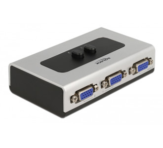 DELOCK VGA switch 87758, 2 σε 1, bidirectional, 1080p/60Hz, ασημί DELOCK VGA switch 87758, 2 σε 1, bidirectional, 1080p/60Hz, ασημί
