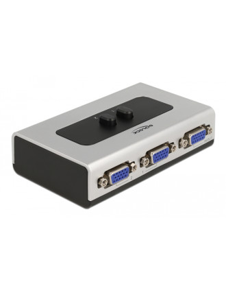 DELOCK VGA switch 87758, 2 σε 1, bidirectional, 1080p/60Hz, ασημί DELOCK VGA switch 87758, 2 σε 1, bidirectional, 1080p/60Hz, ασημί