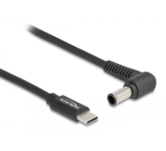 DELOCK καλώδιο τροφοδοσίας 87981, USB-C σε Sony 6x4.3mm, 1.5m, μαύρο
