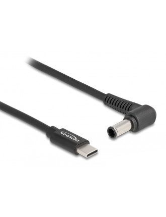 DELOCK καλώδιο τροφοδοσίας 87981, USB-C σε Sony 6x4.3mm, 1.5m, μαύρο DELOCK καλώδιο τροφοδοσίας 87981, USB-C σε Sony 6x4.3mm, 1.5m, μαύρο