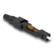 DELOCK σύνδεσμος οπτικής ίνας SC Simplex 87989, μαύρος DELOCK σύνδεσμος οπτικής ίνας SC Simplex 87989, μαύρος